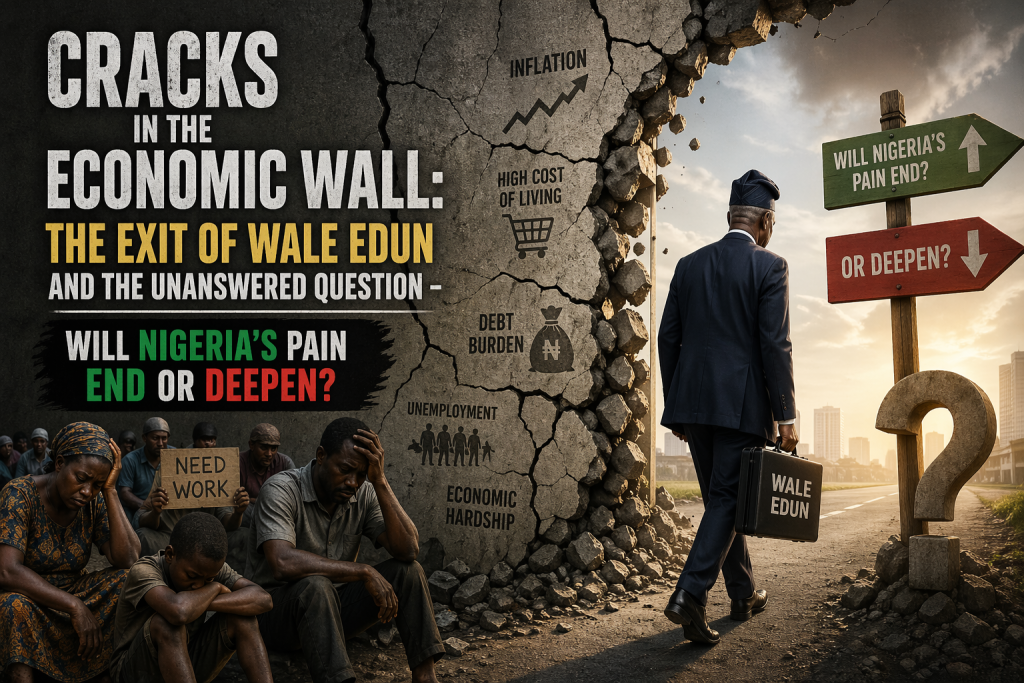 Cracks in the Economic Wall: The Exit of Wale Edun and the Unanswered Question – Will Nigeria’s Pain End or Deepen?