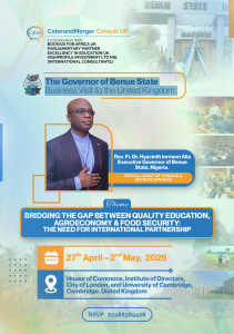 Read more about the article The Governor of Benue State Business Visit to the United Kingdom.