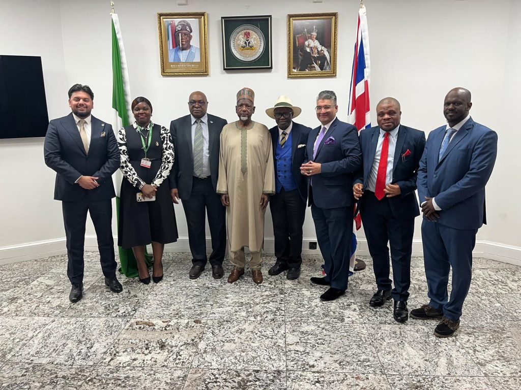 Mazi Godson Azu Leads CaterandMerger Consult UK Delegation on Courtesy Meeting with His Excellency Ambassador Amin Dalhatu, High Commissioner of the Federal Republic of Nigeria to the United Kingdom