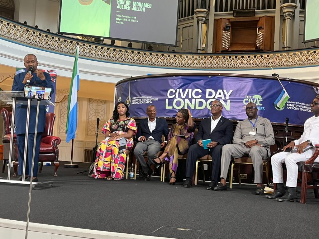 The Sierra Leone Government Engages with Its Diaspora Community and Friends of Sierra Leone at the Historic Civic Day in London