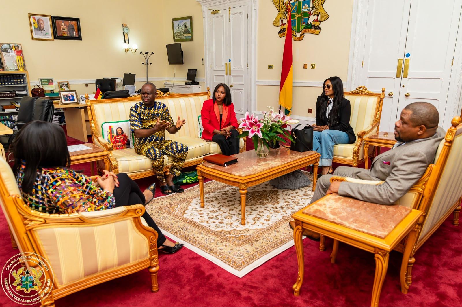 You are currently viewing DIPLOMATIC COURTESY VISITS TO THE GHANA AND THE GAMBIA HIGH COMMISSIONS IN LONDON
